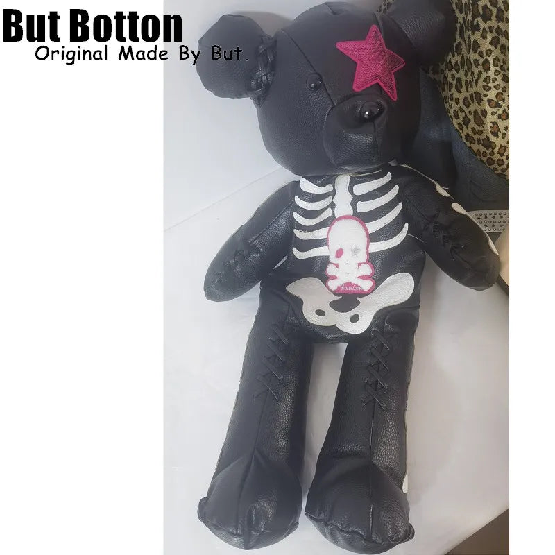 Star Bags Lolita Goth 90's Throwback PU Skeleton Teddy Bear Novelty Crossbody Handbag