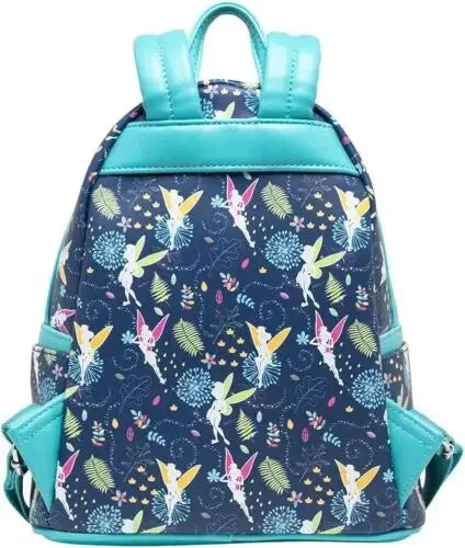 Disney Tinkerbell PU Leather Backpack - Cartoon Ice Cream Stitch & Baby Yoda Handbag for Girls