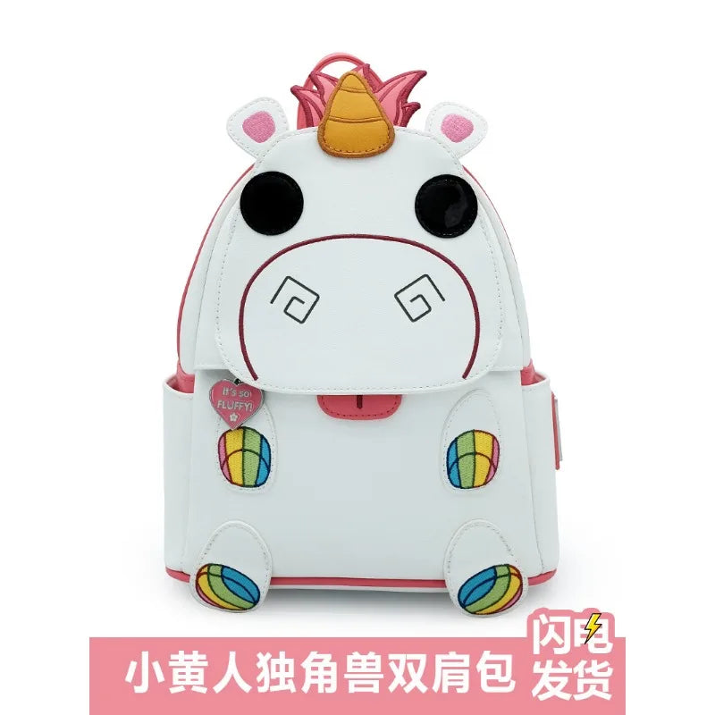 Agnes Unicorn Style Student School Bag | Casual Backpack Anime Kawaii Cartoon