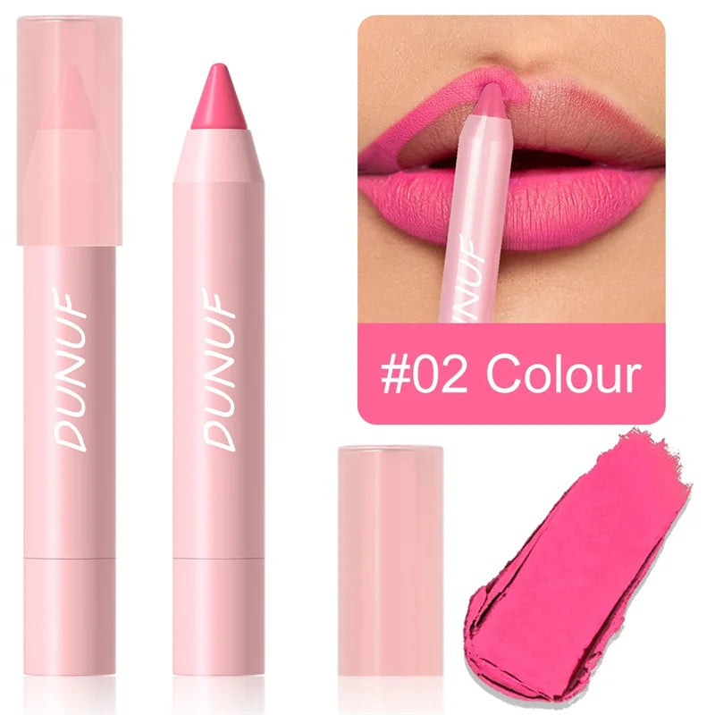 18 Colors Lip Liner Pencil Matte Velvet Waterproof Long-lasting Non-stick Lip Liner Sexy Rose Red Nude Brown Lip Liner Makeup