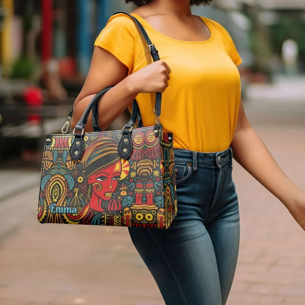 Gothic Roses Graphic Print Tote Handbag