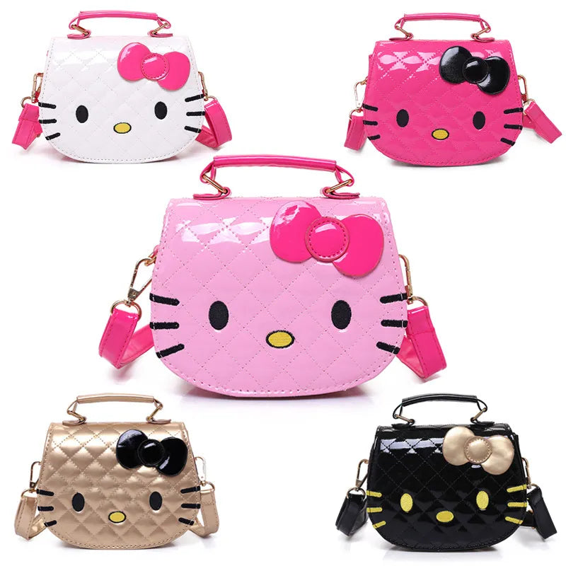 2024 New Hello Kitty Waterproof Messenger Bag - Cute Cartoon Shoulder Bag, Fashion Anime Handbag, Ideal Birthday Gift