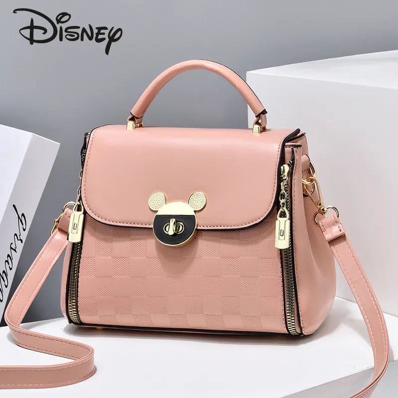 Disney Mickey Women’s Crossbody Bag - Fashionable High-Quality Handbag, Cartoon Casual Large Capacity Multifunctional Women’s Bag