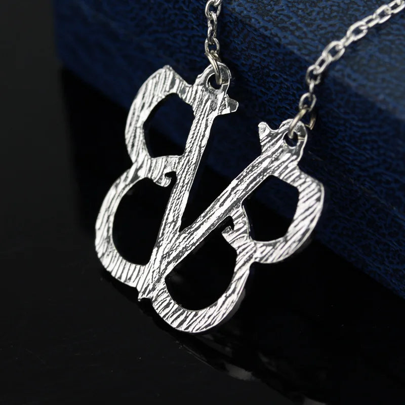 BLACK VEIL BRIDES Necklace | BVB Music Band Logo Jewelry | Emo Gothic Merch for Women Men Gift