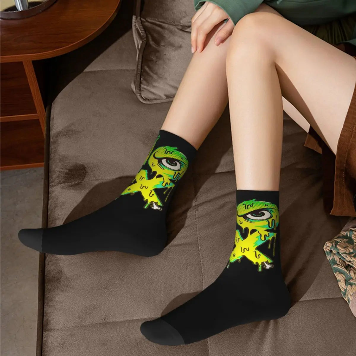 NOFX Punk Rock Accessories Crew Socks Cozy band Skateboard Crew Socks Super Soft for Women Men Gifts