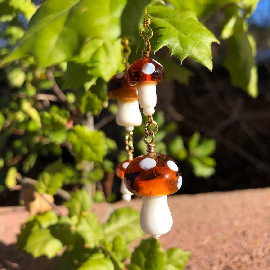 Creative Bohemian Mushroom Tassel Earrings for Women & Girls – Cute Fashion Jewelry Accessories