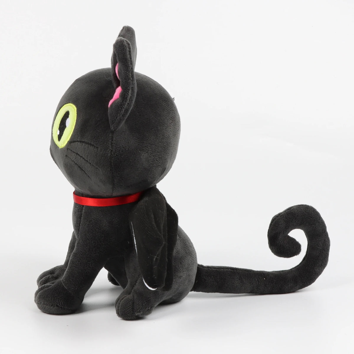 28cm Black Batcat Halloween Animal Plush Toy Funny Toy Dolls Boys and Girls Companion Toys Christmas and Halloween Gifts