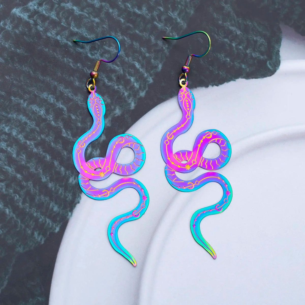 Hypoallergenic Snake Earrings - Witchy Wanderlust Jewelry for Women