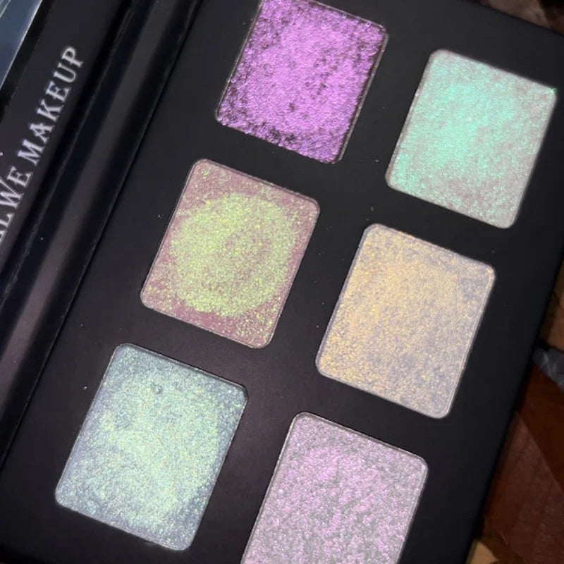 Shellwe Makeup Multi-Use Sparkly Duochrome Highlighter Palette