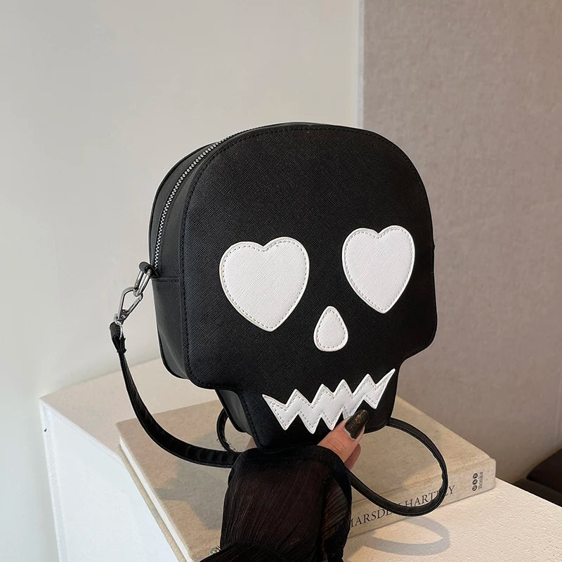 Creative Halloween Skull Crossbody Bag – Fun Novelty Purse for Women & Men, 2024 Halloween Gift