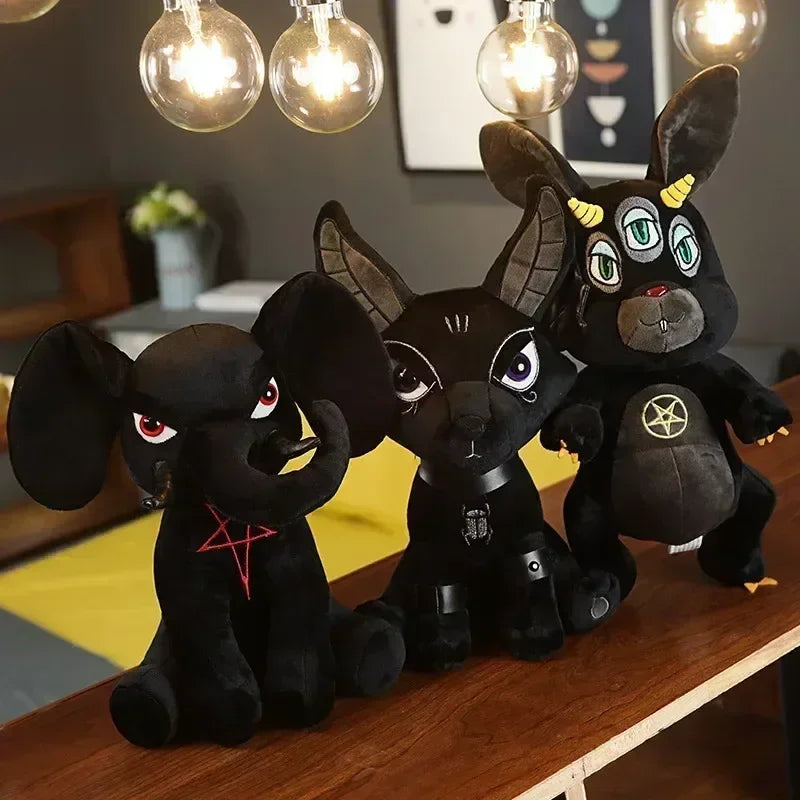 Anime Dark Style Plush Toys – Cute Unicorn, Anubis, Hydra & Bastet Dolls, Ancient Egyptian Mythology Kids’ Gifts