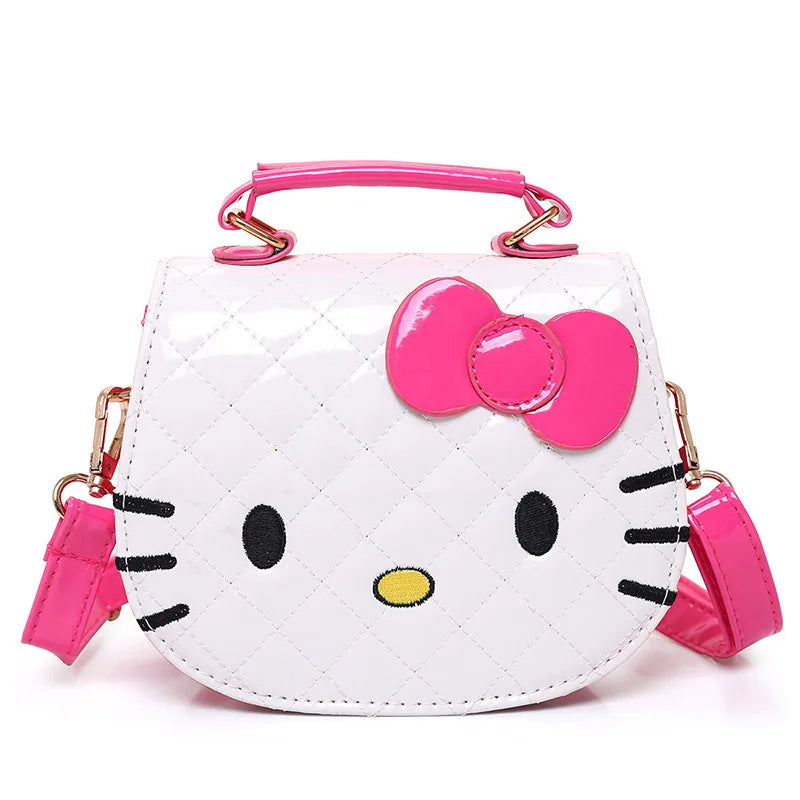 2024 New Hello Kitty Waterproof Messenger Bag - Cute Cartoon Shoulder Bag, Fashion Anime Handbag, Ideal Birthday Gift