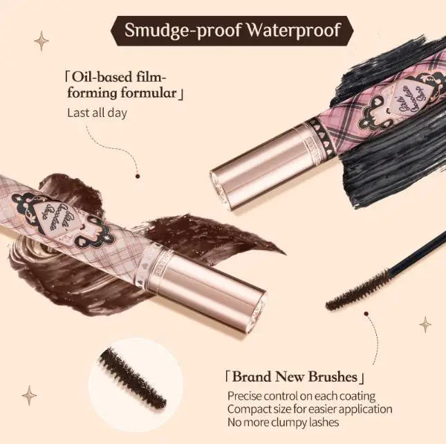 Flower Knows Chocolate Wonder-Shop Series Mascara 3.5ml Eyelash Lengthening Mascara Waterproof Women Beauty Makeup