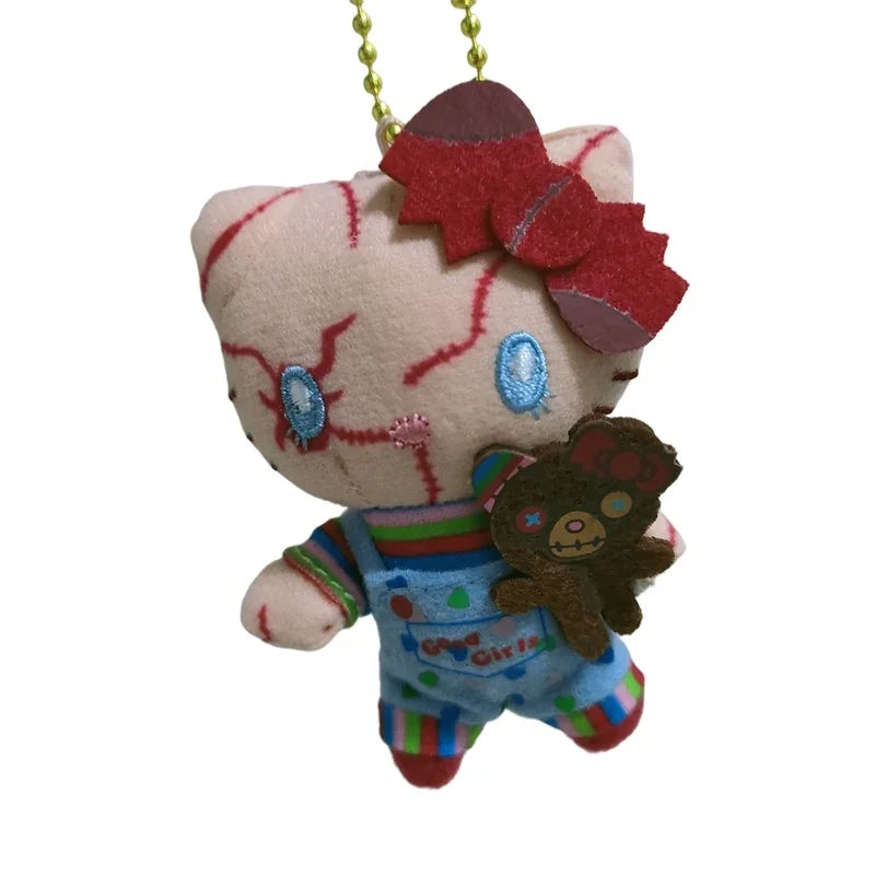 Hello Kitty Chucky Tiffany Plush Keychain – 9cm Pendant Doll, Christmas & Birthday Gift for Baby Girls