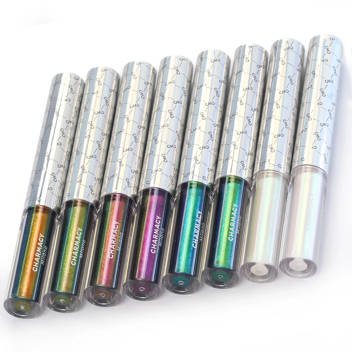 CHARMACY Chameleon Waterproof Liquid Eyeliner Glitter Long-lasting High Pigment Smudge-proof Eye Liner Makeup Cosmetics