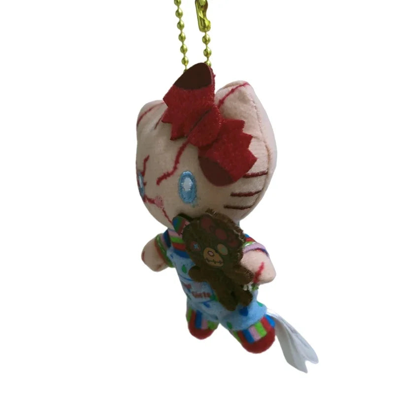 Hello Kitty Chucky Tiffany Plush Keychain – 9cm Pendant Doll, Christmas & Birthday Gift for Baby Girls