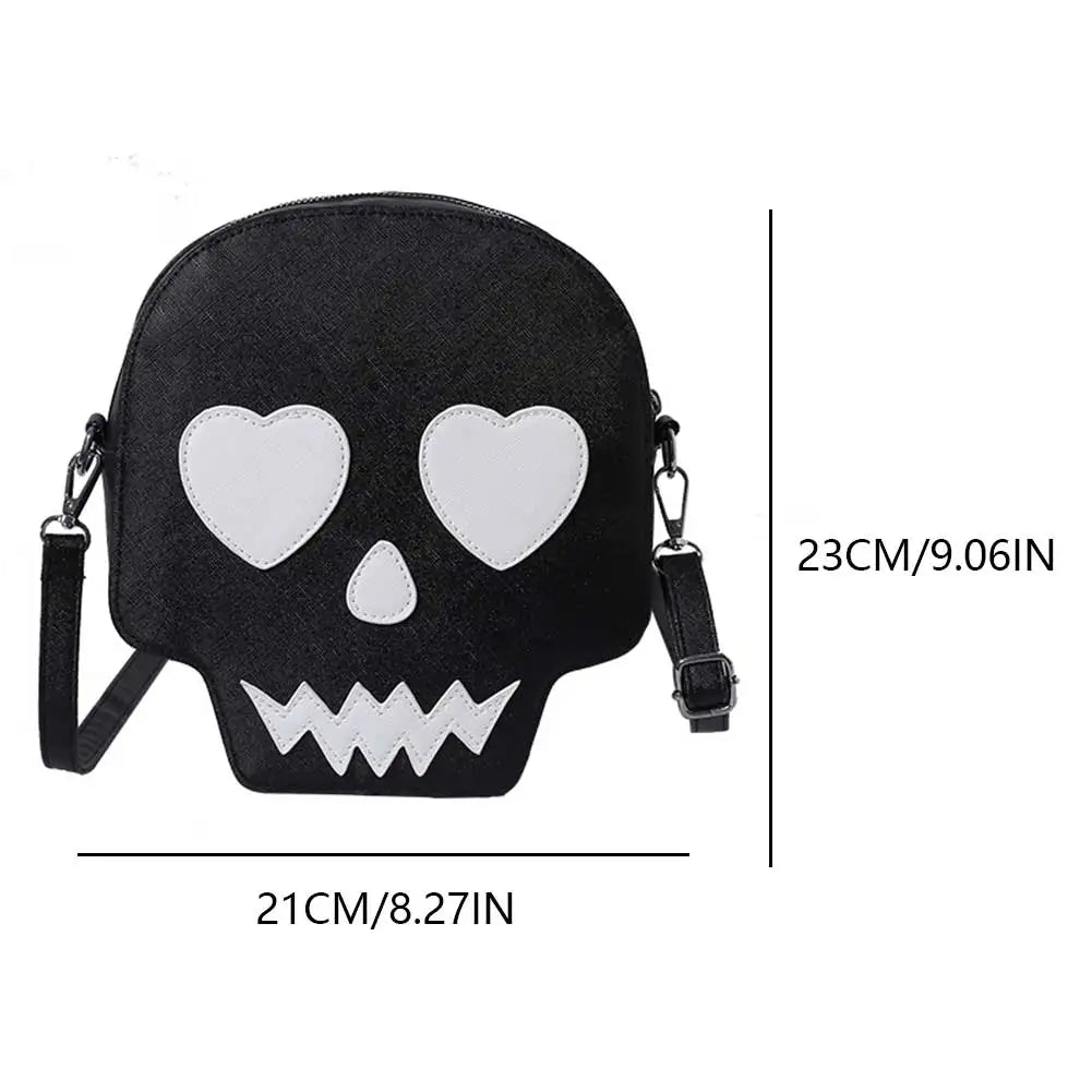 Creative Halloween Skull Crossbody Bag – Fun Novelty Purse for Women & Men, 2024 Halloween Gift