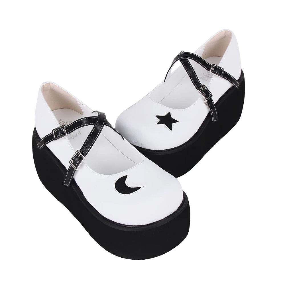 Angelic imprint women girl lolita cosplay shoes lady high heels pumps women princess dress party customized shoes 34-47 C036 8cm