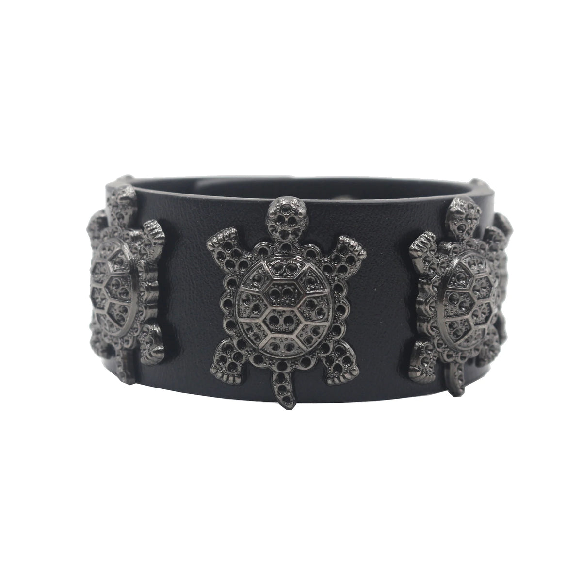 New Fashion Cowhide Bracelet - Punk Studded Leather Bracelet for Women and Men