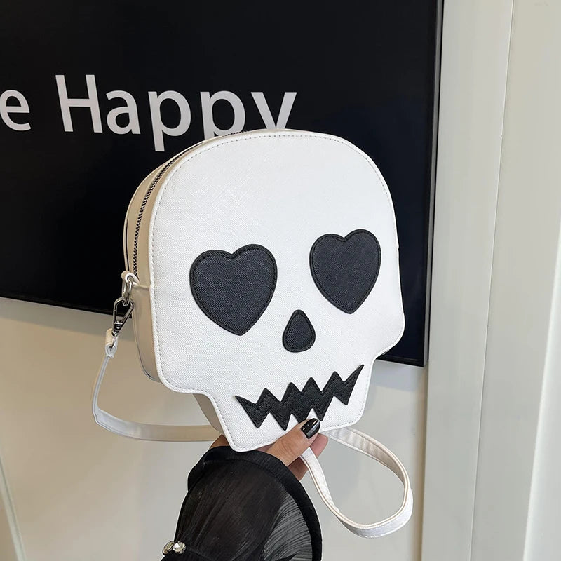 Creative Halloween Skull Crossbody Bag – Fun Novelty Purse for Women & Men, 2024 Halloween Gift