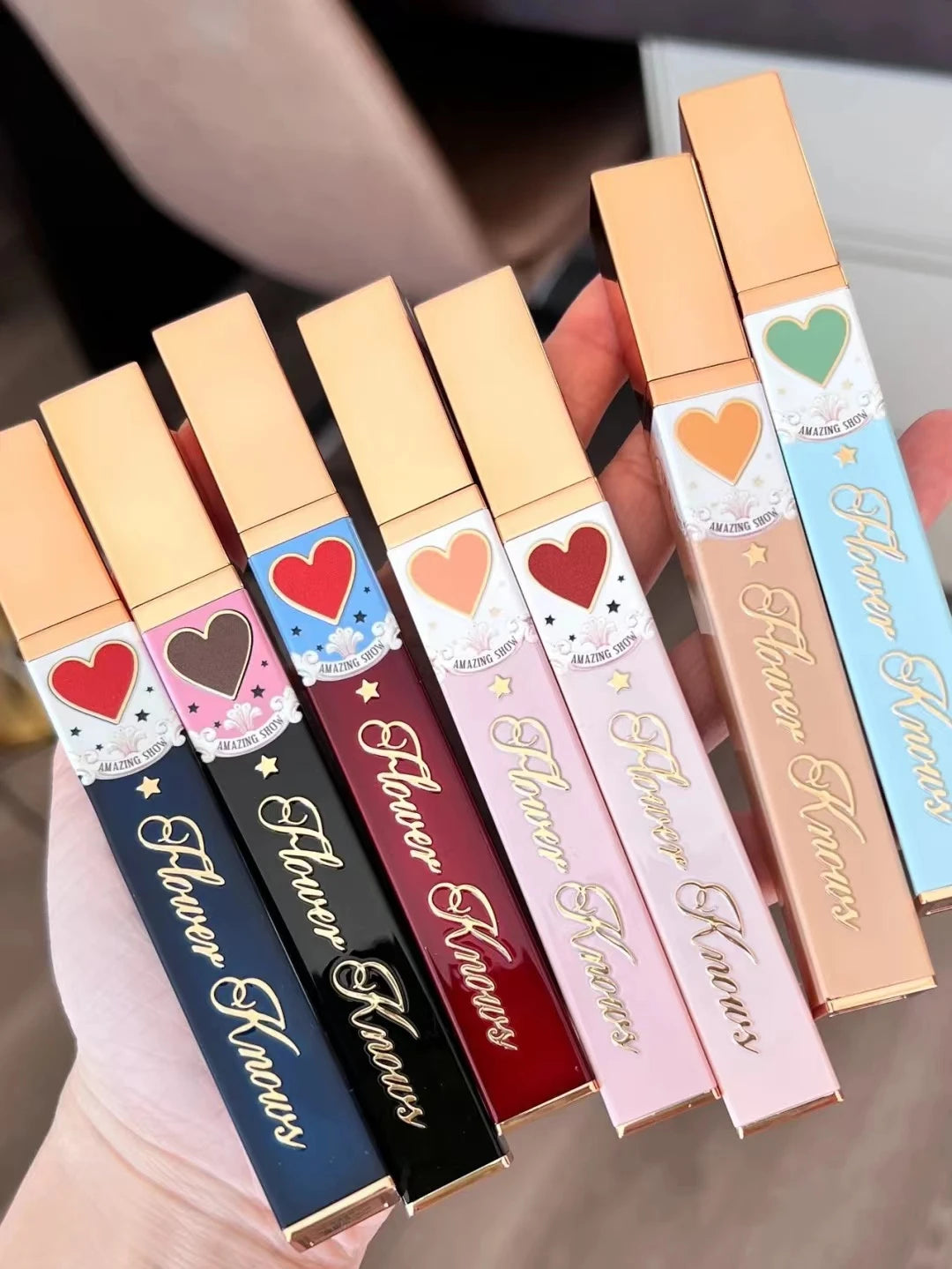 Flower Knows Circus Amazing Show Series Matte Liquid Lipstick Long-lasting Velvet Matte Moisturizing 3.5G Makeup