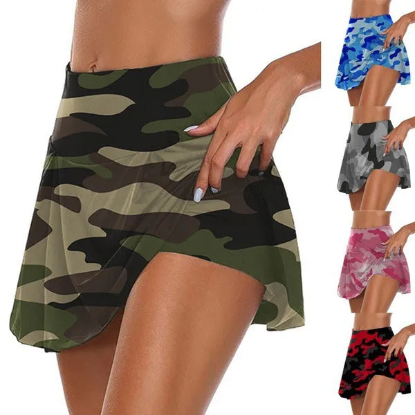 Summer 2023 Women’s High Waist Camo Shorts Lift Casual Skorts | Casual Comfort Multi-Color Large Size S-5XL | Sexy