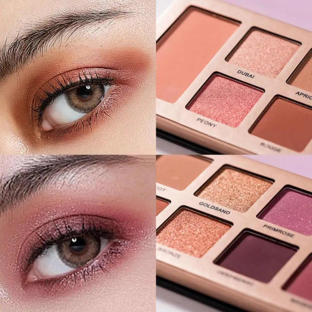 Beauty Glazed 12/18-Color Pearlescent Matte Eyeshadow Palette - High Pigmentation, Fine, Smooth, Silky Powder, Natural Lasting Eyes Makeup