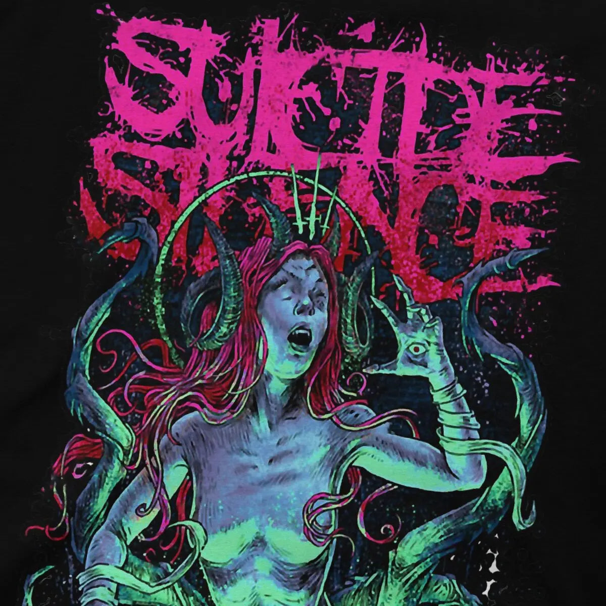 Retro Suicide Silence Rock Band T-Shirt - Hot Sale Leisure Tee for Men & Women