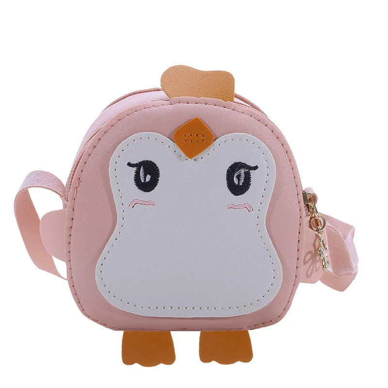 Smol Penguin 3D Novelty Fashion Crossbody Handbag With Matching Strap - Suitable for Children And Adults