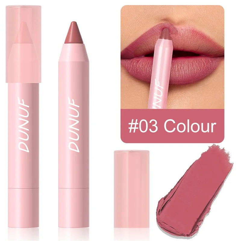 18 Colors Lip Liner Pencil Matte Velvet Waterproof Long-lasting Non-stick Lip Liner Sexy Rose Red Nude Brown Lip Liner Makeup