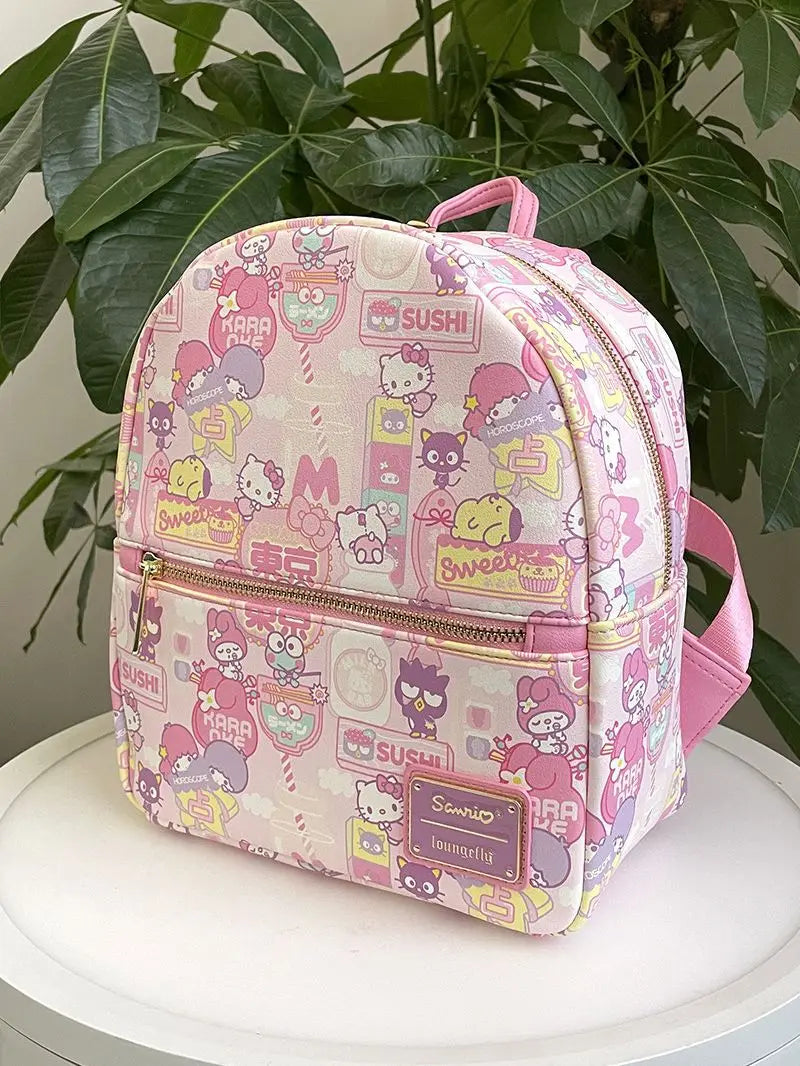 Sanrio Loungefly Co-branded PU Backpack |Exclusive Eeyore Mini Backpack Purse | Loungefly Backpacks And Wallets