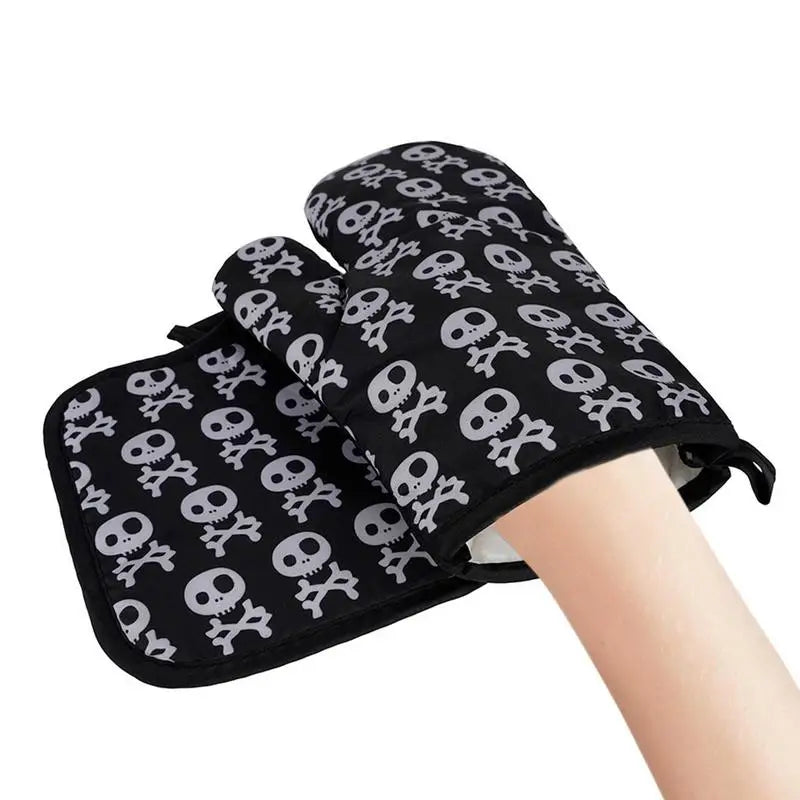 Thickened Kitchen Heat Isolation Gloves | Barbecue Oven Mitt | High Temperature Resistant Glove