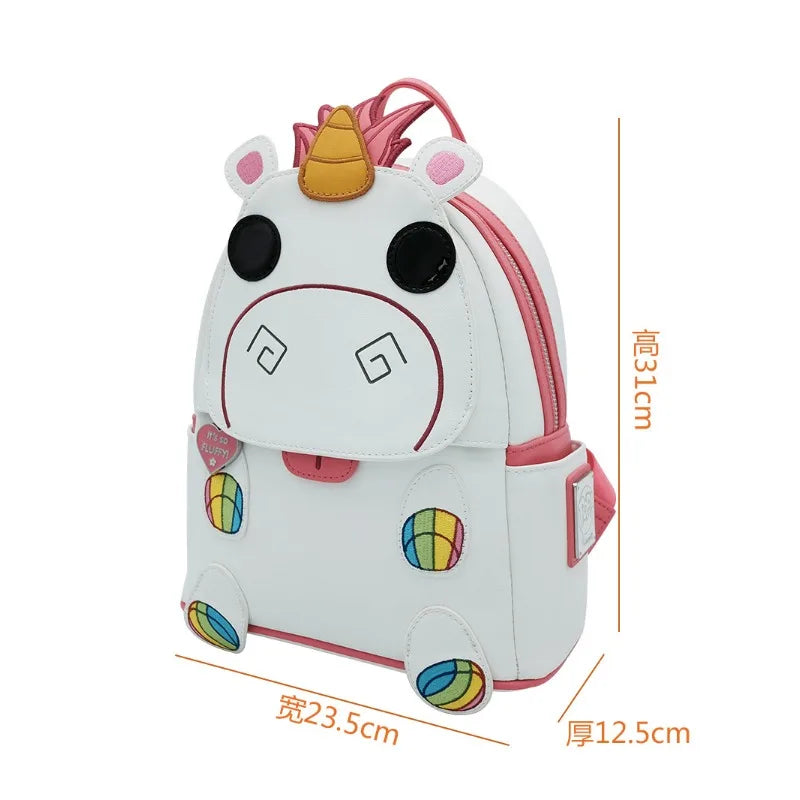 Agnes Unicorn Style Student School Bag | Casual Backpack Anime Kawaii Cartoon