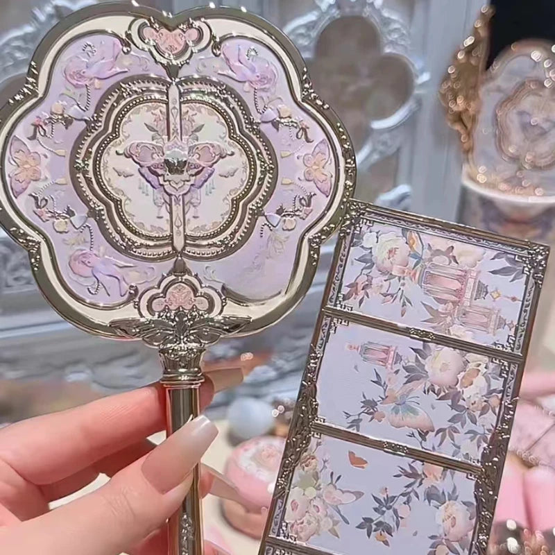 Flower Knows Butterfly Cloud Collar Collection  Handheld Mirror Delicate Beauty Makeup Tools