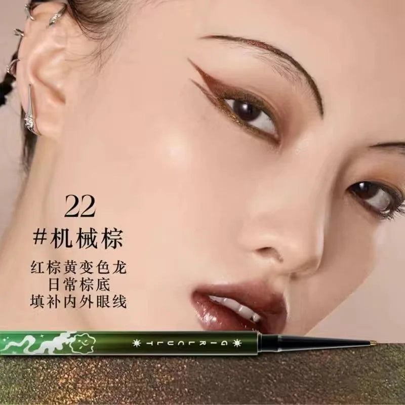 Girlcult Eyeliner Gel Pen Flowing Firefly Causing Grass Green 5 Colors