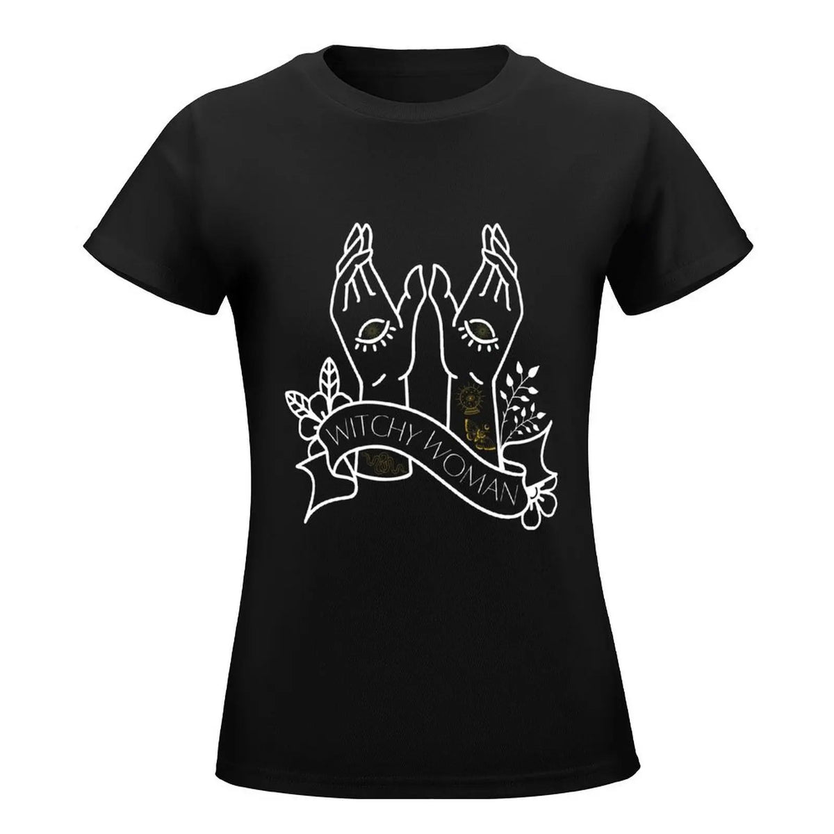 Witchy Woman T-Shirt - Aesthetic Graphic Plus Size Tops for Women