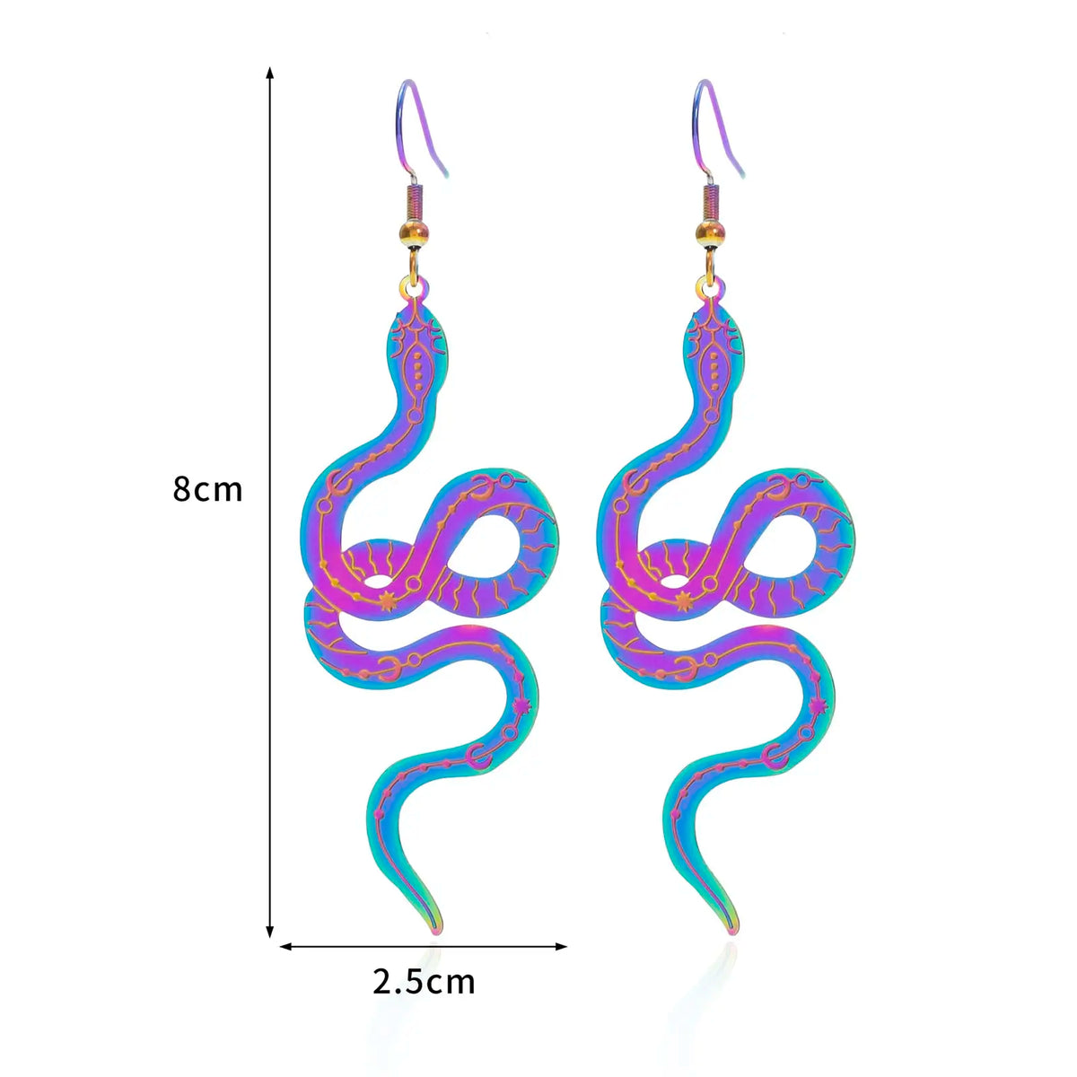 Hypoallergenic Snake Earrings - Witchy Wanderlust Jewelry for Women