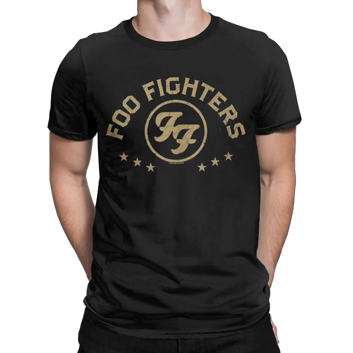 Amazing Tribute to Foo Fighters Logo Rock Music Band T-Shirts for Men Women Cotton Tees Shirt Summer Clothes - Rock On