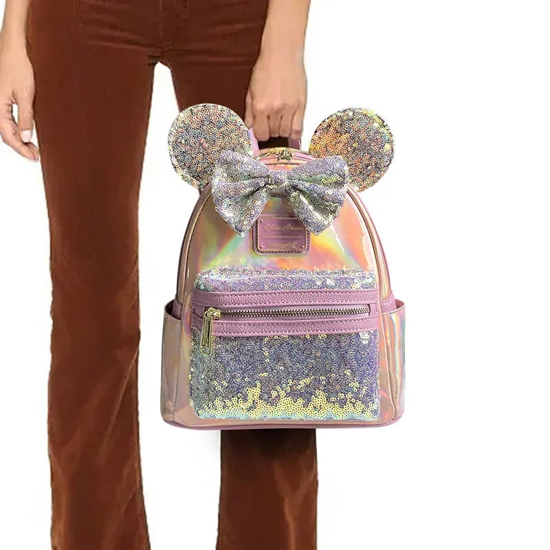 Disney Loungefly Mickey Mouse Minnie Mickey Minnie Backpack Casual Backpack Mini Backpack