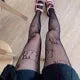 Y2k Goth Lolita Cos Girls Cute Kitty Cat Stockings Women Sexy Fishnet Tights Kawaii Kitten Cartoon Anime Costume Black Pantyhose