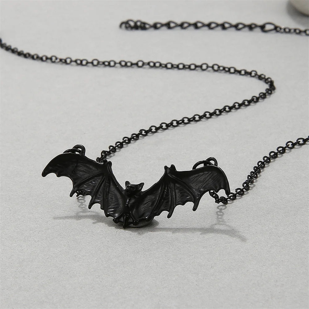 Going Batty Goth Punk Rock Style Pendant Necklaces