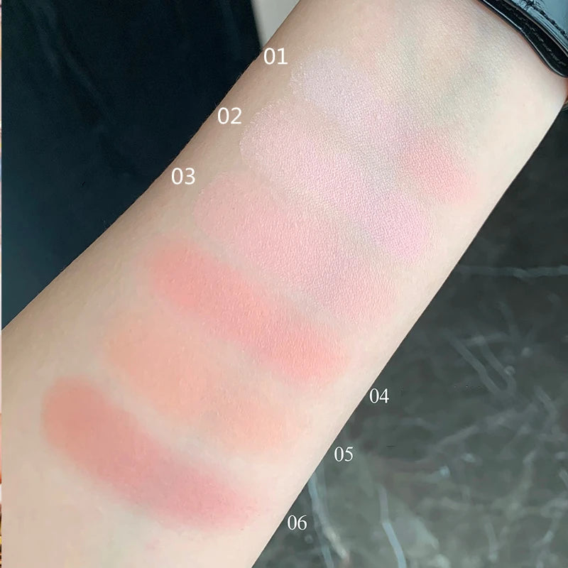 Flower Knows Beautiful Blush Palette – Circus Gradient Series 5g, Delicate Embossing, Matte Pigment, Natural Nude Women’s Face Makeup