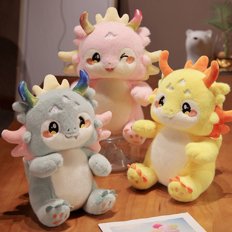 Cute Cartoon Dopamine Dragon Plushie Doll