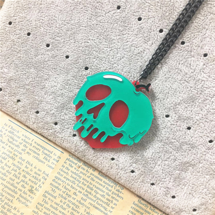 Rotten Acrylic Halloween Personality Funny Fashion Necklace