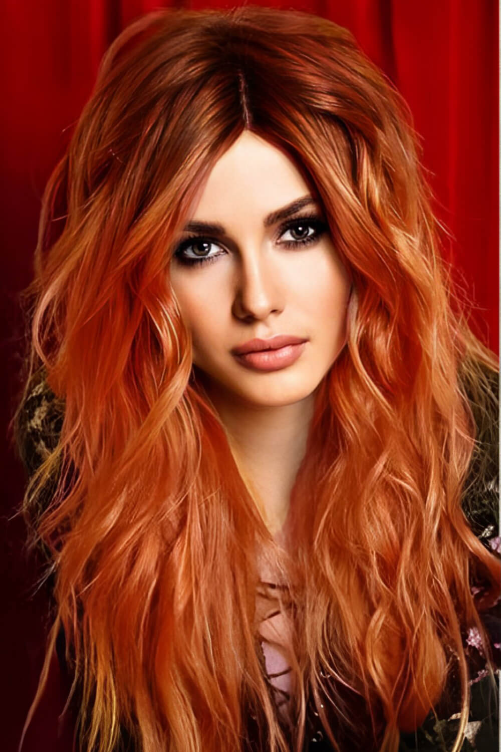 13x2 Lace Front Synthetic Wig – Long Wavy 24-Inch, 150% Density