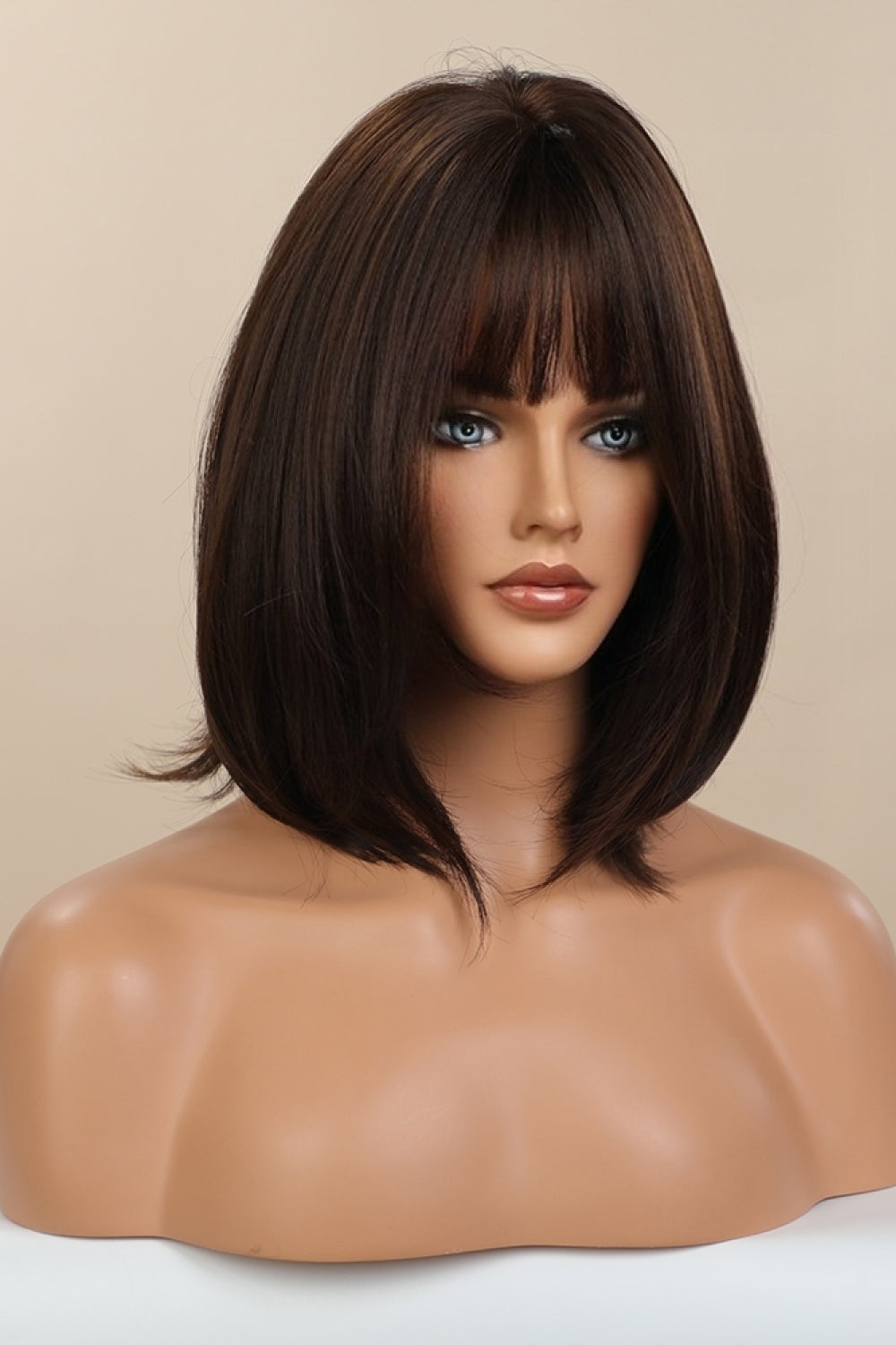 Full-Machine Bob Synthetic Wigs 9''