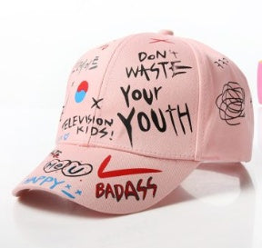 WHAT Graffiti Cap Hip Hop Streetwear Style Fashion Hat