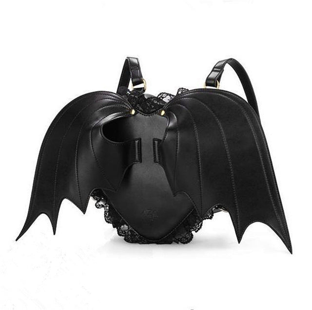 Heart Shaped Bat Wing Backpack