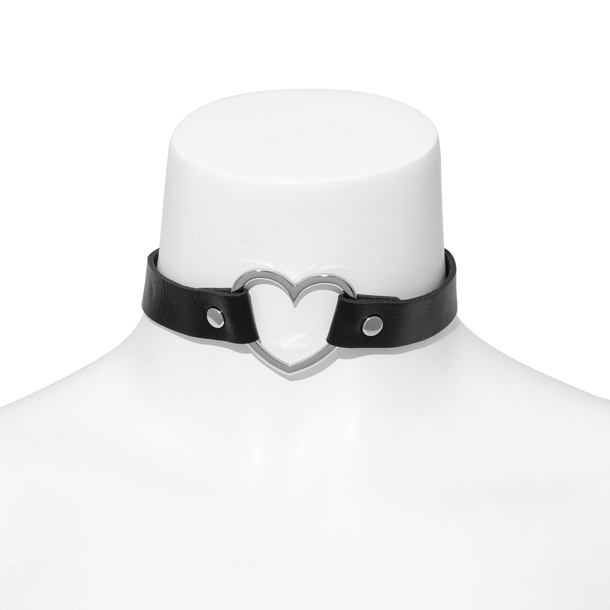 Fashion personality heart design simple style collar