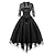 Gothic Glamour: Retro Vintage Punk Women's Cosplay Costume